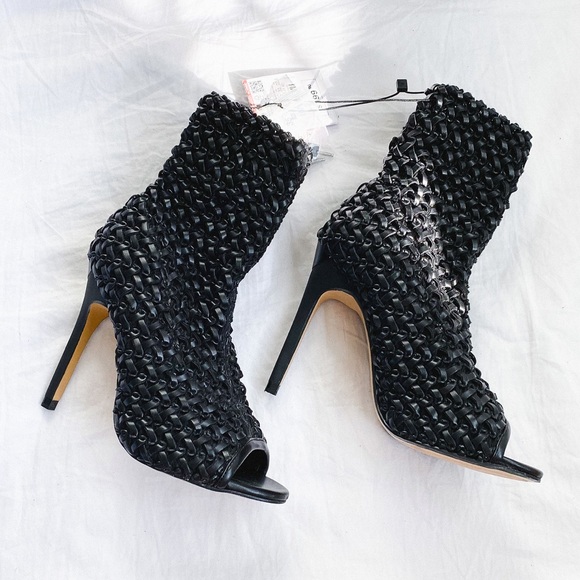 Zara braided ankle boots sandals - Picture 2 of 8